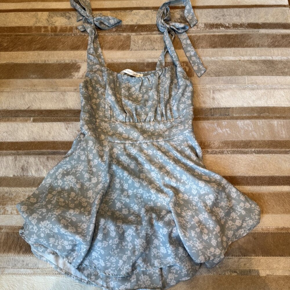 Green Floral Altar'd State Dress